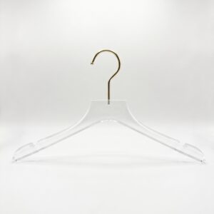 T30 clear plastic wide shoulder hanger with 3.0 cm shoulders