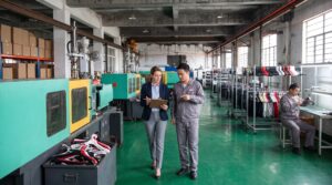 Clothing Hanger Factory Checklist: 12 Checks Before Ordering From China Workers in a garment hanger manufacturing factory